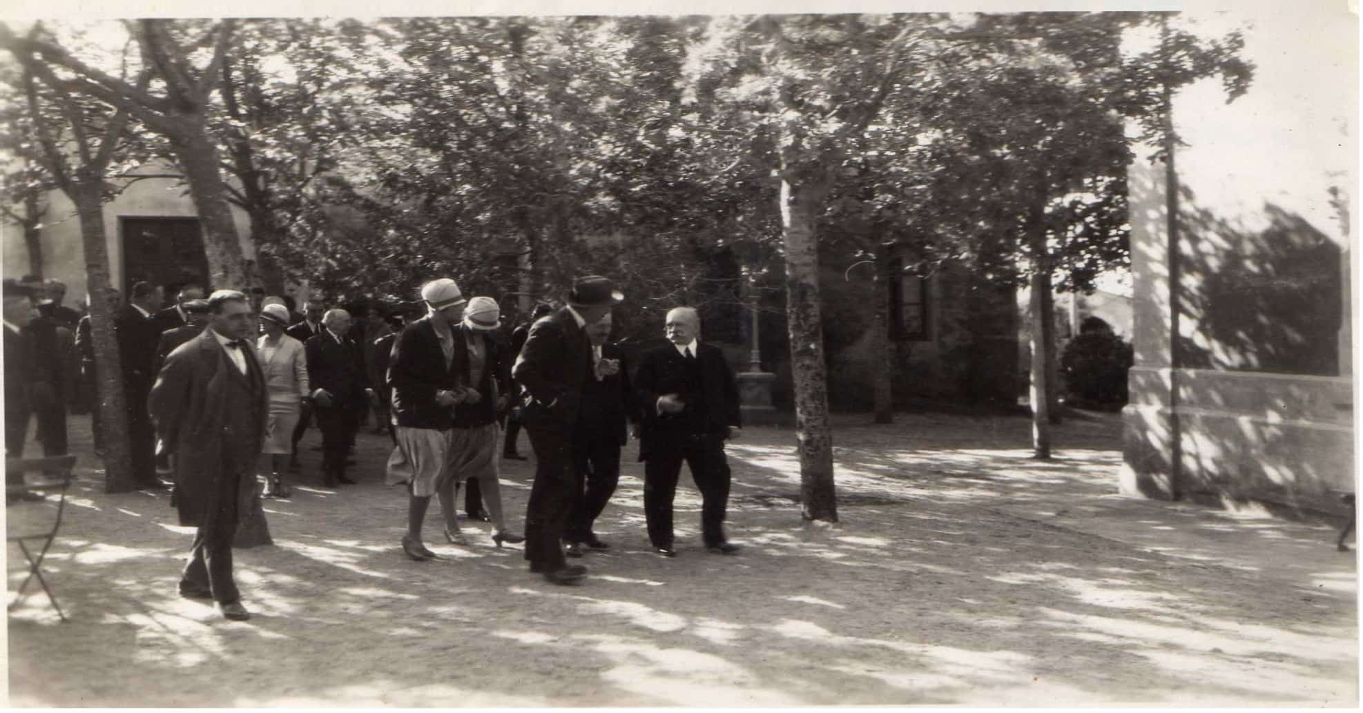 Visita d’Alfons XIII a Villa Engracia