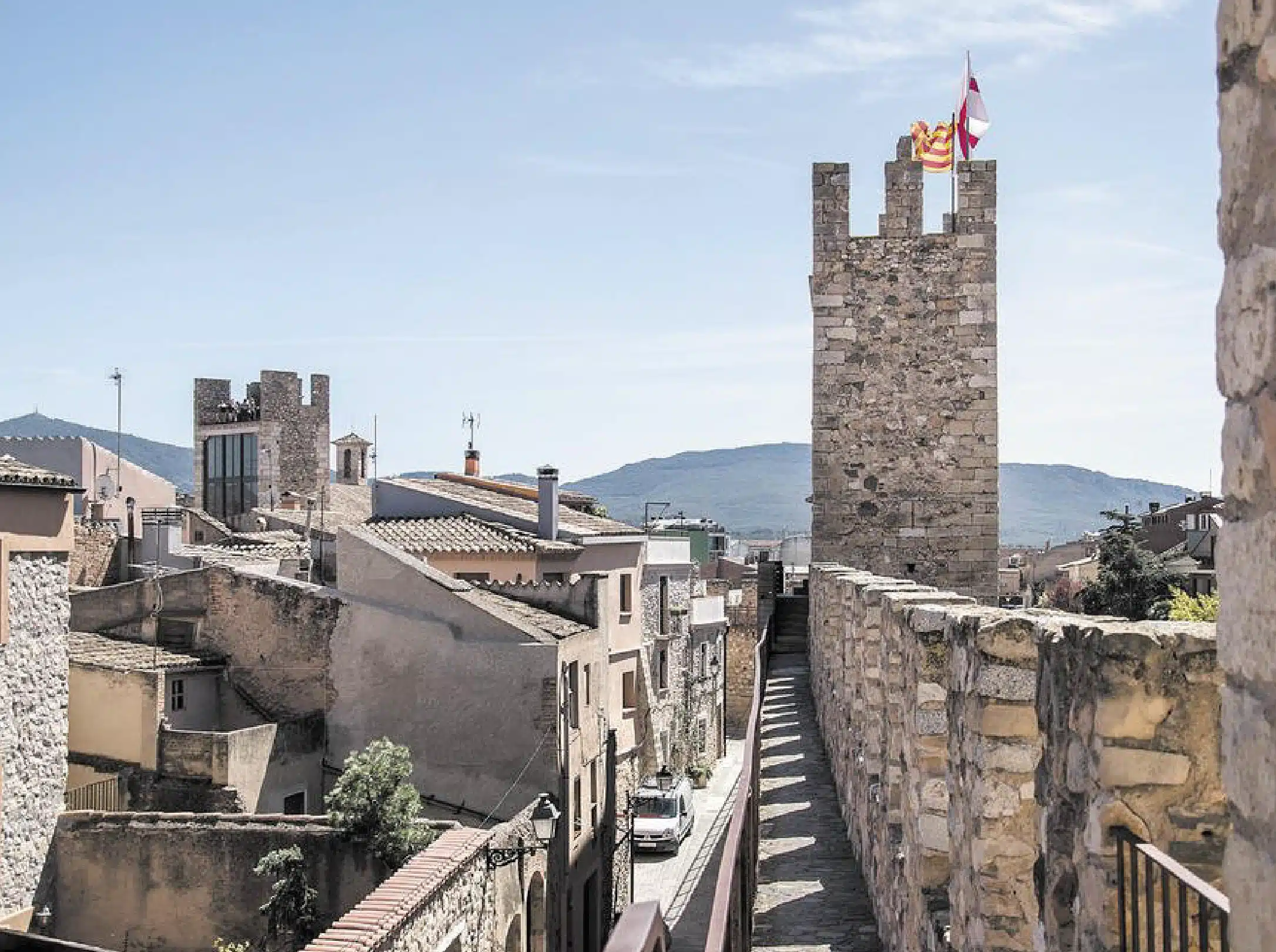 portal de sant francesc, muralla montblanc